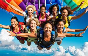 Le parachutisme attire de plus en plus de femmes, témoignant d'une féminisation croissante de cette discipline.