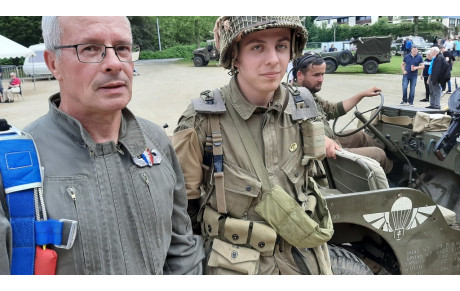 Devoir de mémoire à lampaul Guimiliau..