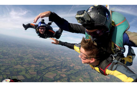 Mon premier saut en parachute..