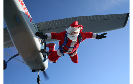 Coupe de Noël de Parachutisme à Scaër.